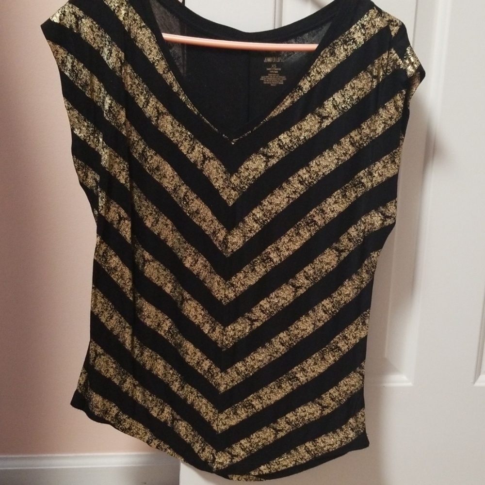 Jennifer Lopez Women's V-neck Top